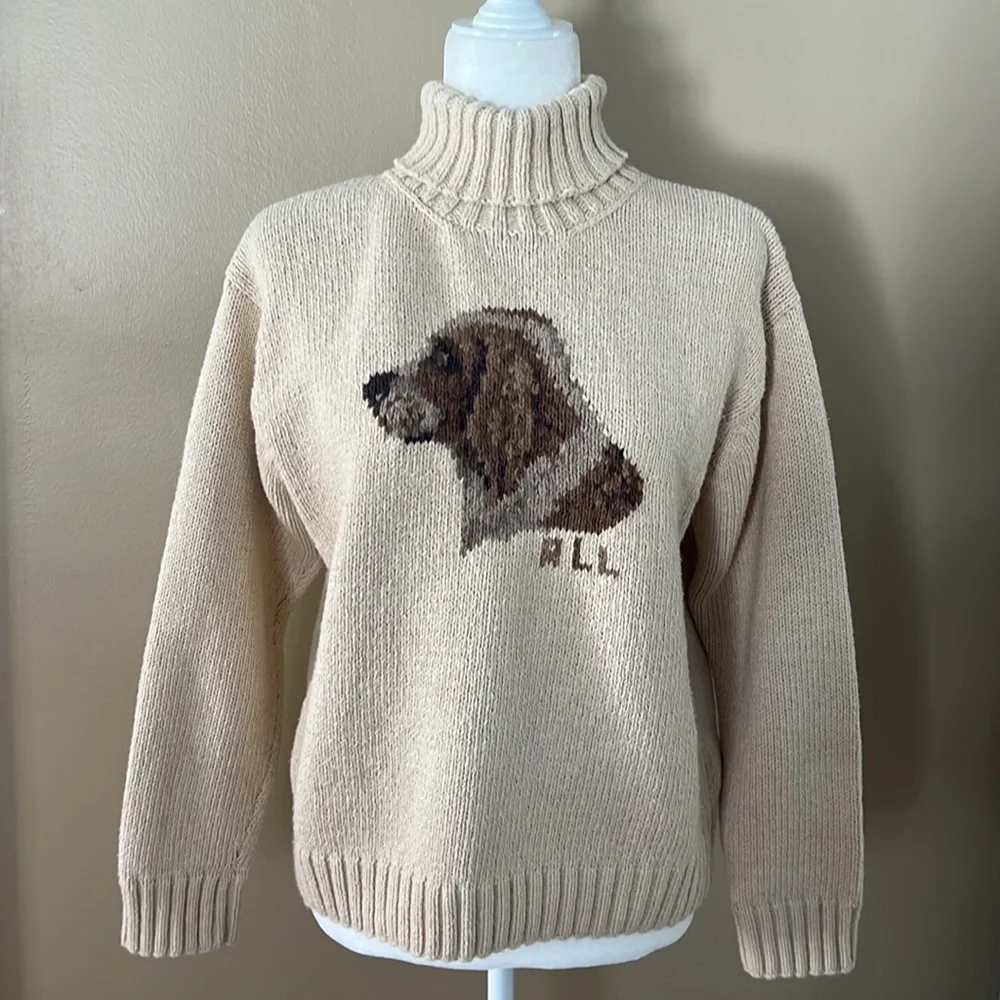 Ralph Lauren Vintage Sweater Sz MP - Picture 2 of 11